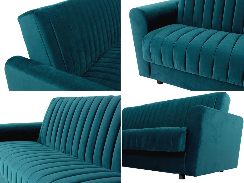 Mirjan24 Schlafsofa Molly, Stilvoll Polstersofa Mit Bettkasten Und Schlaffunktion, Wohnzimmer Möbel (Farbe: Kronos 22) – Bild 4