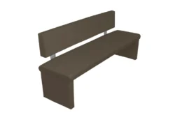 HOMEXPERTS Bank CHARISSE B 180, H 83, T 54 Cm Braun