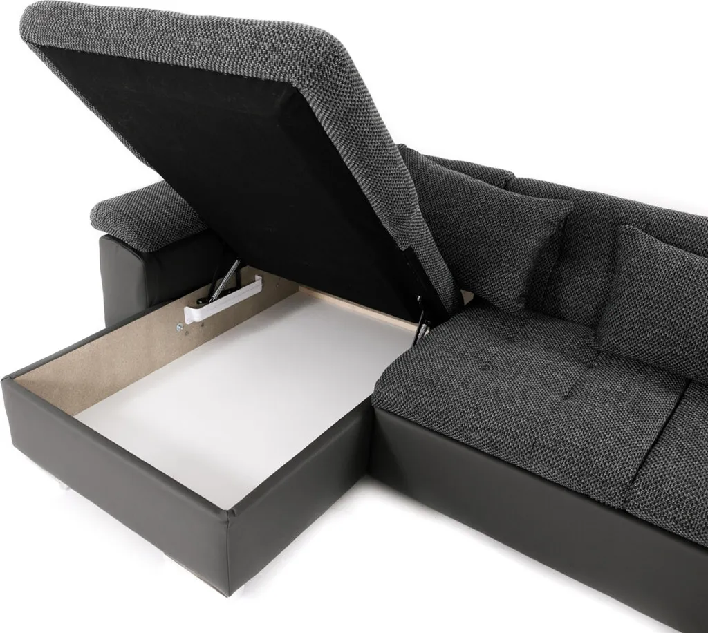 Mirjan24 Ecksofa Niko Bis, Bettkasten Und Schlaffunktion, Sofa Vom Hersteller, Polstergarnitur (Kronos 07 + Kronos 02 + Kronos 07, Seite: Rechts) – Bild 11