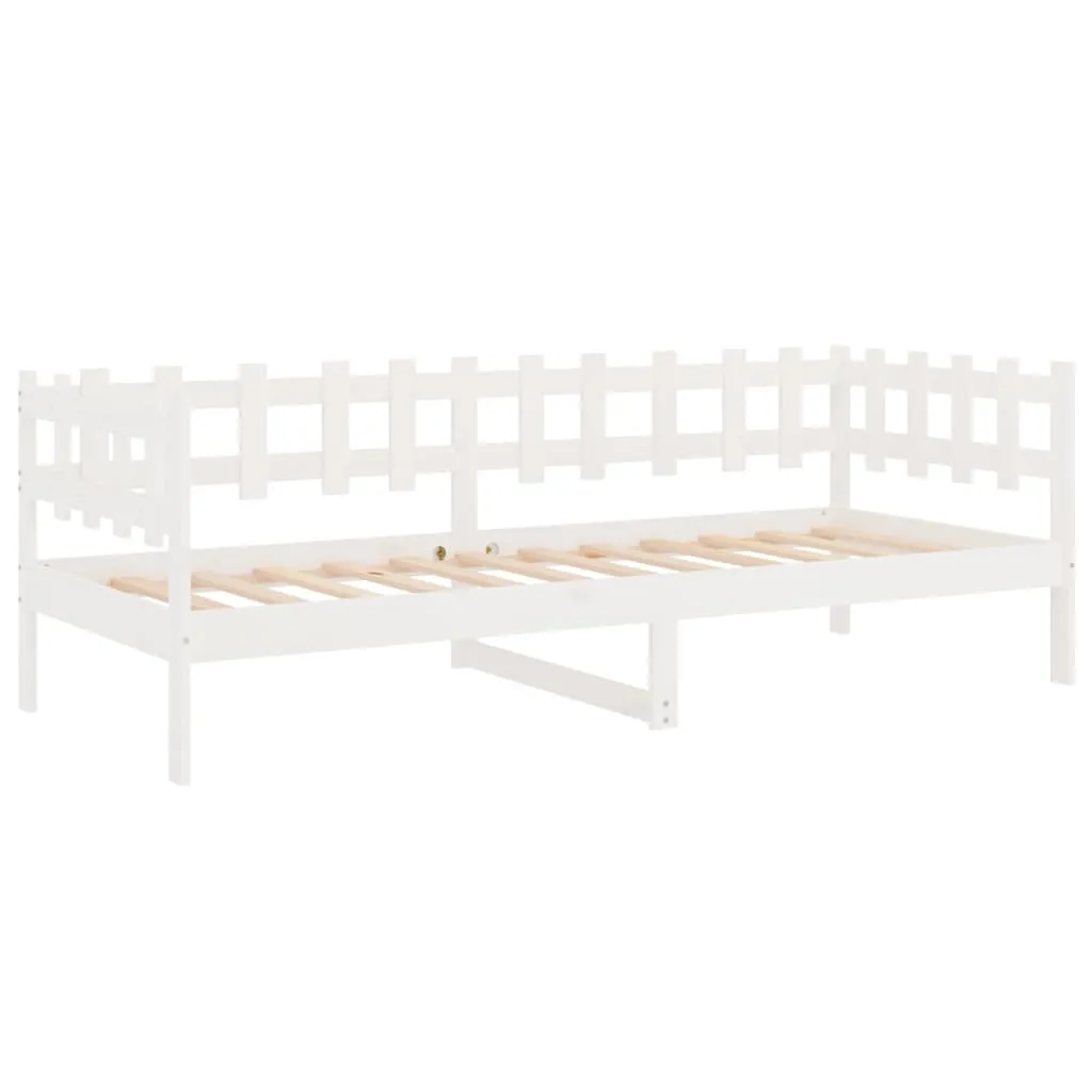VidaXL Tagesbett Weiß 90x200 Cm Massivholz Kiefer – Bild 7