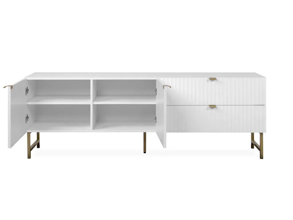 TV-Lowboard Fernsehtisch Unterschrank HiFi Element Wohnzimmerschrank "Elwood I" – Bild 4