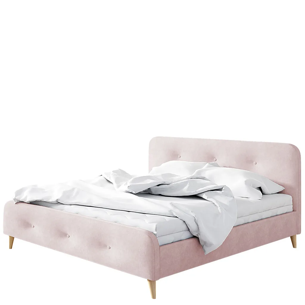 Mirjan24 Polsterbett Loham 160x200, Schlafzimmer, Doppelbett Mit Lattenrost, Stilvoll Bett (Farbe: CF0007-12) – Bild 3