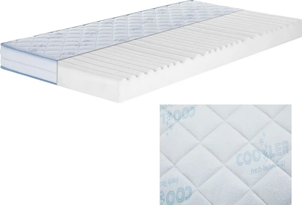 MERADISO® 7-Zonen Komfortschaum-Wendematratze Matratze »Cooler« H2 90 X 200 Cm