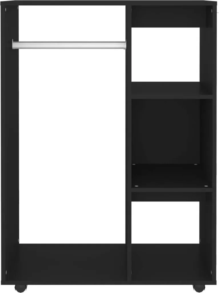 VIDAXL Möbel Kleiderschrank Schwarz 80x40x110 Cm Holzwerkstoff 2023 – Bild 5