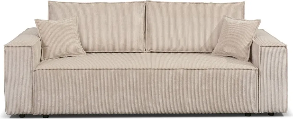 Couch Passio III Mit Schlaffunktion Und Bettkasten 250 Cm Wohnlandschaft Schlafcouch Lieferung Bis In Die Wohnung (Poso 02 - Cappucino) – Bild 3