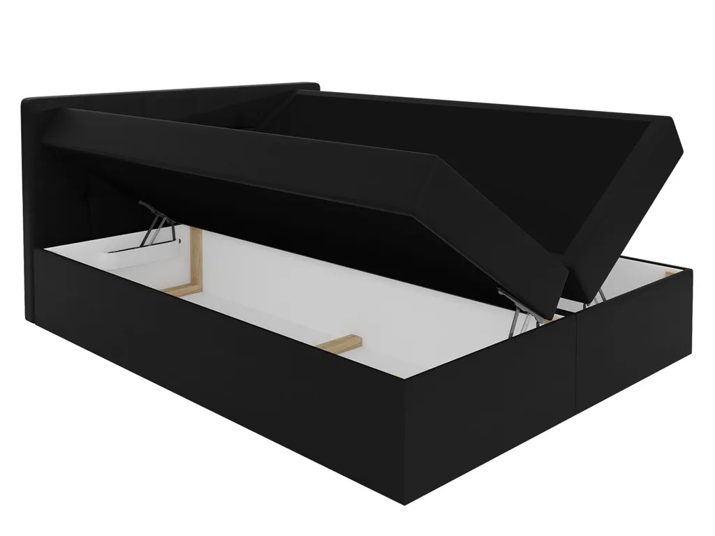 Mirjan24 Boxspringbett Luanda, Doppelbett Mit Zwei Bettkästen Und Matratze, Ehebett (Farbe: Soft 017, Größe: 180x200 Cm) – Bild 4