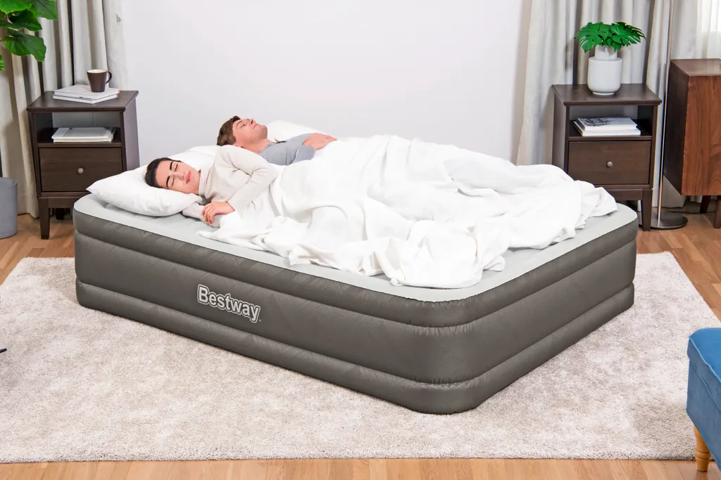 Bestway® Fortech™ Luftbett Mit Integrierter Elektropumpe Double XL/Mid 203 X 152 X 46 Cm – Bild 3