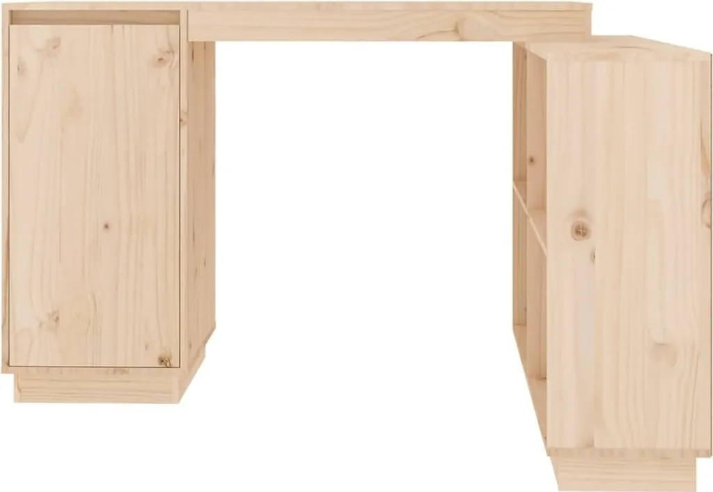 VidaXL Schreibtisch 110x50x75 Cm Massivholz Kiefer – Bild 6