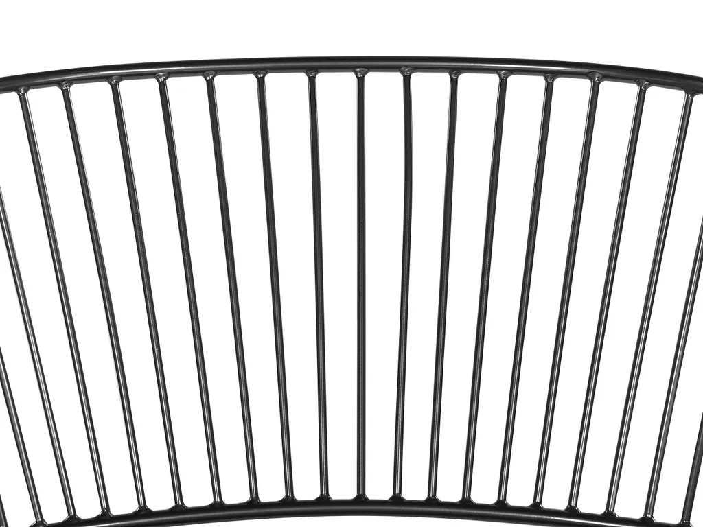 Set Mit 2 Esszimmerstühlen Kunstleder Schwarz Sitzpolster Glam Industriell Modern – Bild 6