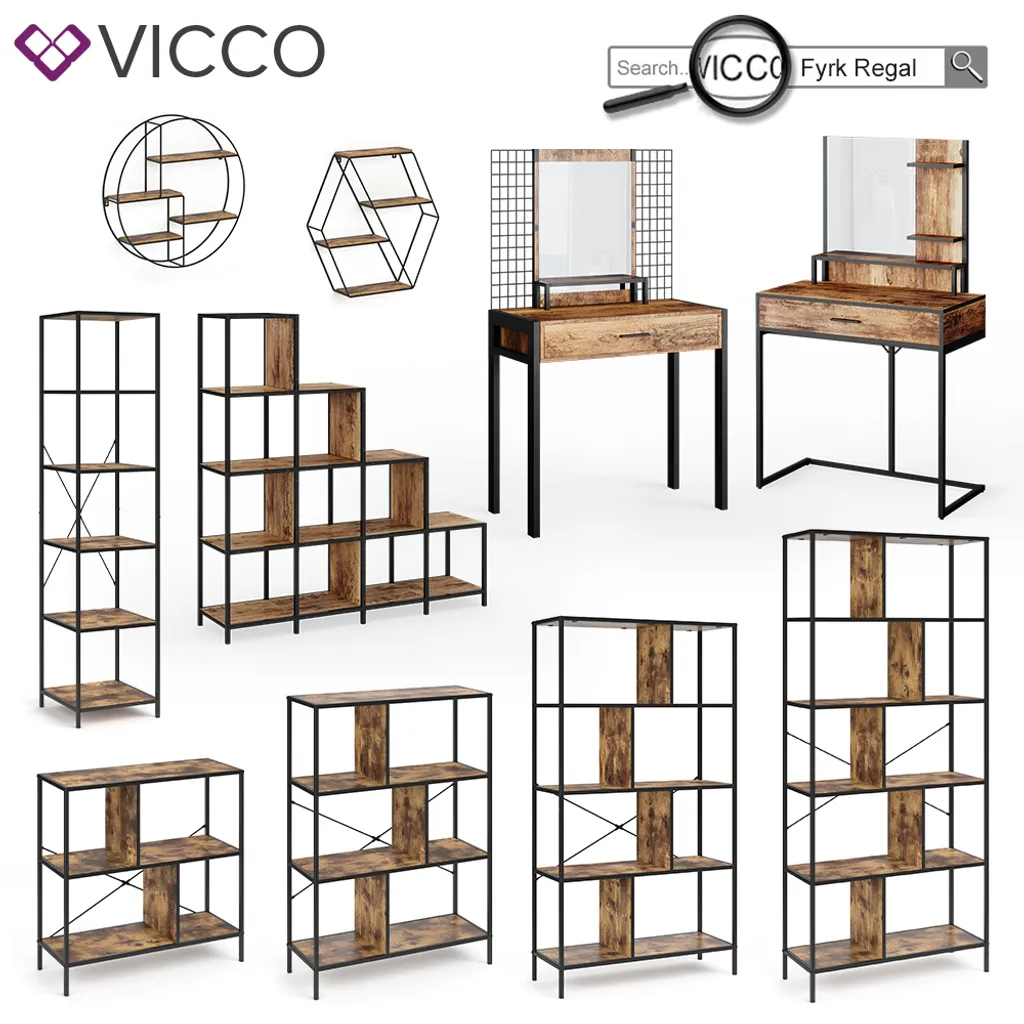 Vicco Sitzbank Fyrk Bank Für Schminktisch 60cm Schminkhocker Sitzhocker – Bild 8