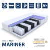 Matratze 140x200 Cm MARINER 7 Zonen H2 H3 Taschenfederkern Kaltschaum Höhe Ca. 23 Cm Mit Waschbarem Bezug Premium Jersey