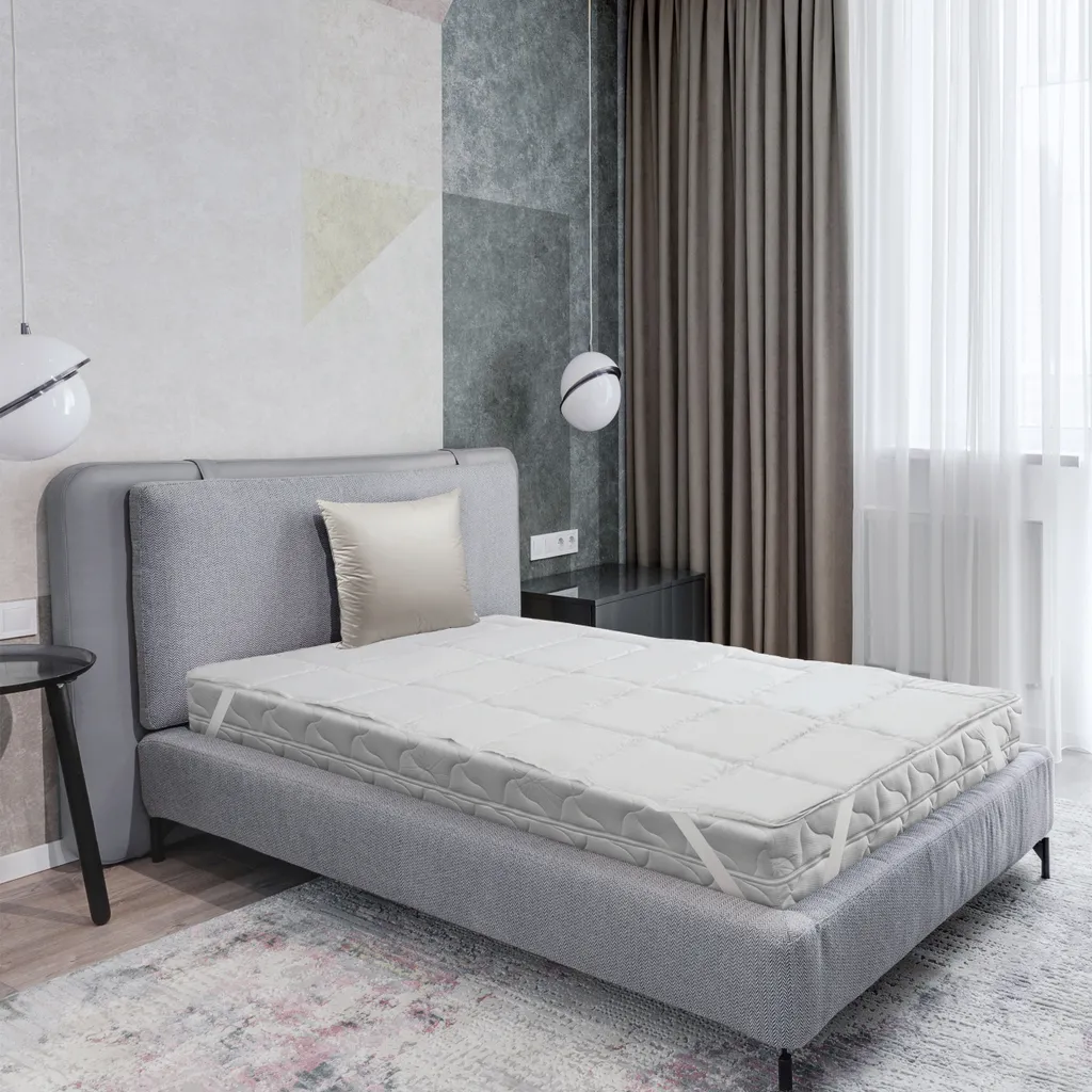 Relaxsan Komfort Basic Topper |140x200 | Höhe 2,5 Cm Höhe, Füllung 100% Polyester – Bild 8