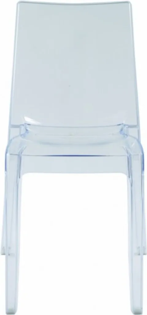 Cristal Light Stapelbare Stühle Aus Transparentem Polycarbonat Für Küche Und Bar Grand Soleil DesignFarbe: Transparent, Höhe (cm): 84, Breite (cm): 50, Gewicht: 3,5 Kg, Zusammensetzung: Polycarbonat, Modelle: CRISTAL LIGHT, Eigenschaften: Stapelbar, Länge (cm): 54, Zertifikation: Contract, Einheit: 1 Stück