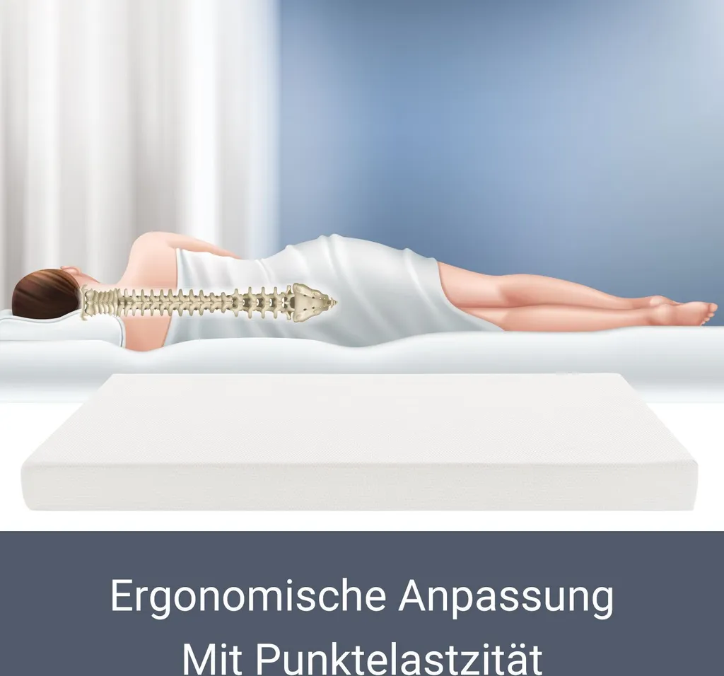 Juskys Polsterbett Lyon 140 X 200 Cm Mit Bettkasten, LED Beleuchtung, Lattenrost & Matratze - Kunstleder & Holz – Bett Bettgestell Jugendbett Schwarz – Bild 4