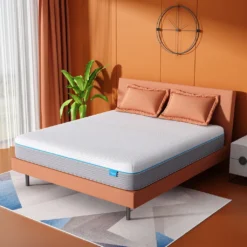 Vesgantti H4 Matratze 7-Zonen Federkernmatratze Luftzirkulation Orthopädischem Taschenfederkernmatratze Rollmatratze (80x200, 24cm)