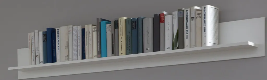 Trendteam Wohnen Wandboard BrandsonBaxter WeißNachbildung 139 X 21 X 18 Cm – Bild 4