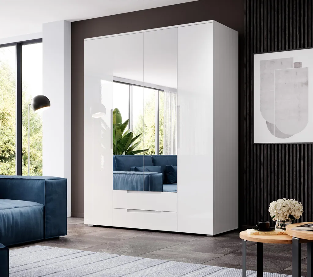 Kleiderschrank Schlafzimmerschrank Drehtürenschrank Schrank "Suzette IV" – Bild 4