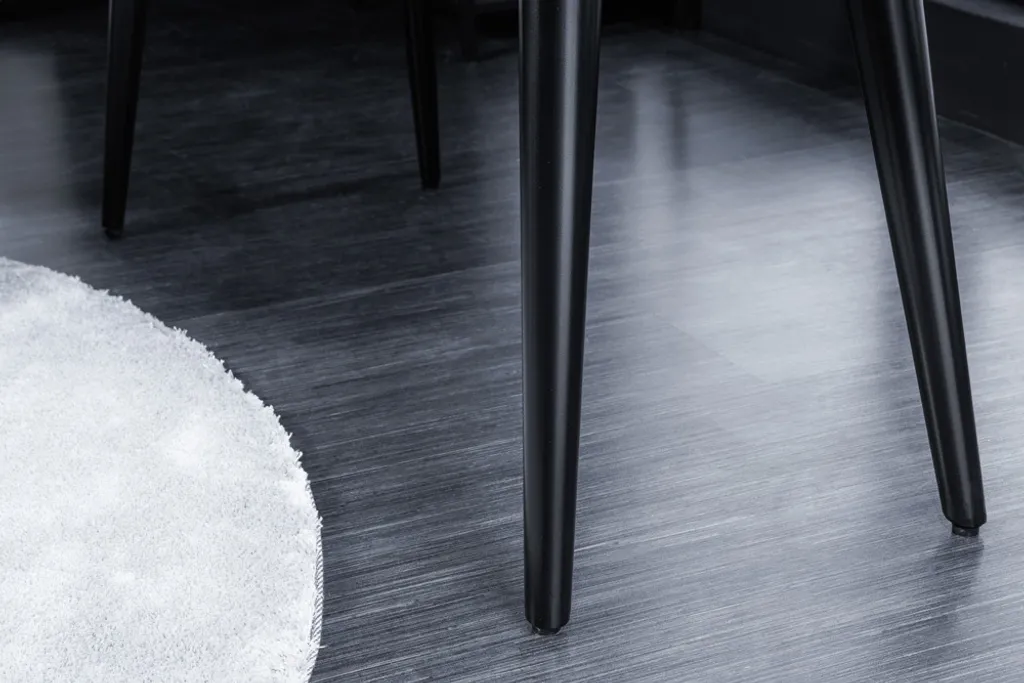 Massiver Schreibtisch WILD 110cm Akazienholz Baumkante Mit Schublade Metallbeine – Bild 8