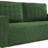 Mirjan24 Schlafsofa Mila Cord Mit Schlaffunktion Und Bettkasten, Stilvoll 3 Sitzer Polstersofa, Sofagarnitur (Farbe: Ontario 35)
