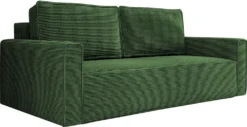 Mirjan24 Schlafsofa Mila Cord Mit Schlaffunktion Und Bettkasten, Stilvoll 3 Sitzer Polstersofa, Sofagarnitur (Farbe: Ontario 35)