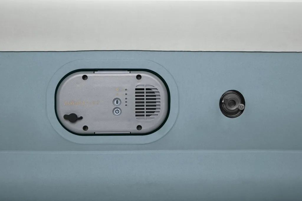 Bestway Luftmatratze - 2 Personen - PVC/Polyester - Integrierte Wiederaufladbare Pumpe - Fortech™ Material - I-Beam Konstruktion - Integriertes Kissen – Bild 2