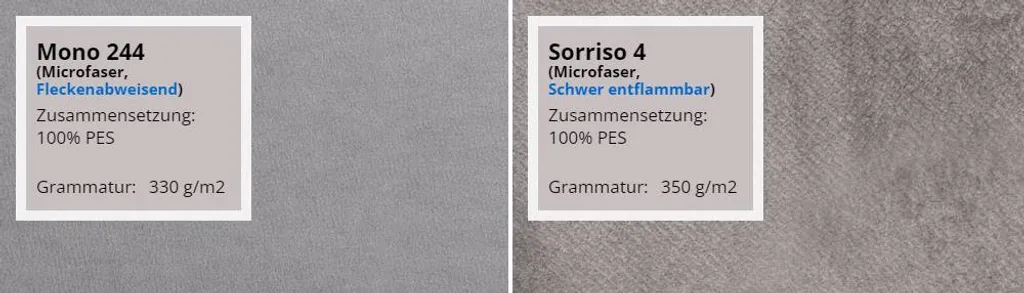 Mirjan24 Schlafsofa Viva Soft III, Stilvoll Polstersofa, Polstersofa Mit Schlaffunktion Und Bettkasten (Farbe: Mono 244 + Sorriso 4) – Bild 3