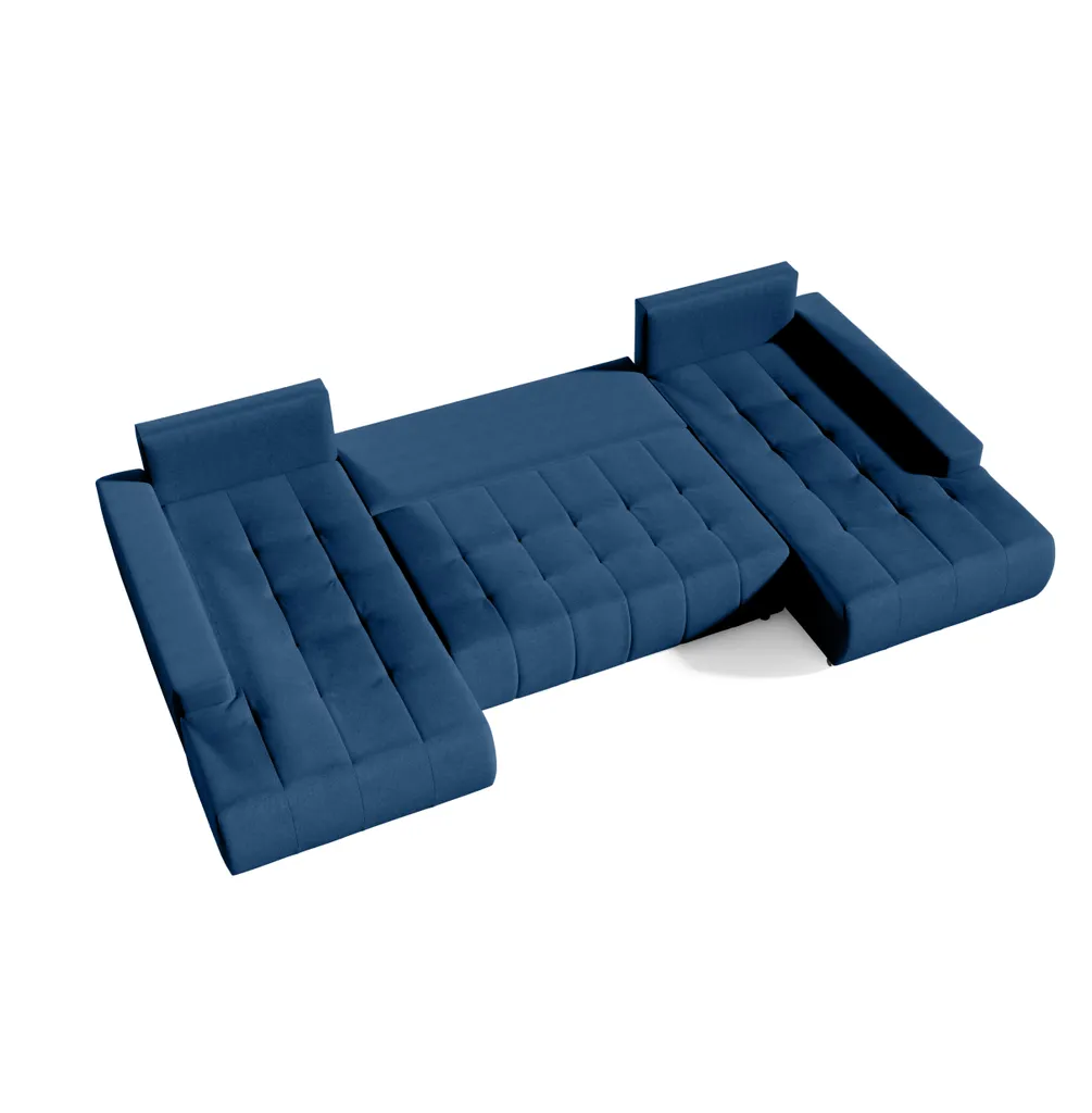 FEDVE Ecksofa Big Sofa Eckcouch Mit Schlaffunktion DHAKA U Form Couch Sofagarnitur – Bild 3