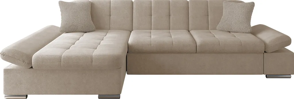 Mirjan24 Ecksofa Montana Mit Regulierbare Armlehnen, L-Form Sofa Vom Hersteller (Zetta 291 + Zetta 291 + Matana 17, Seite: Links) – Bild 4