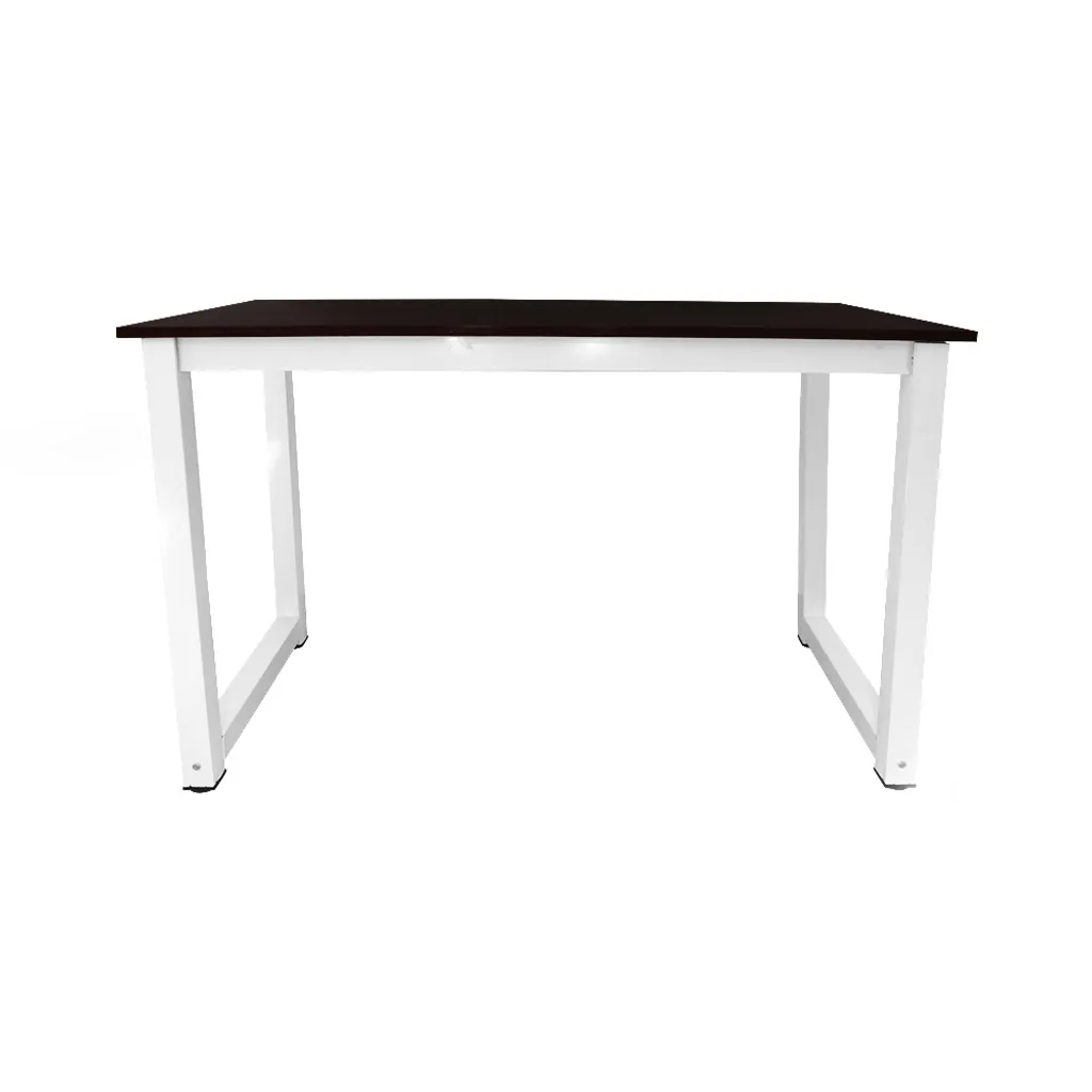 Bituxx Computertisch 120cm X 60cm X 75,5cm Weiß Schwarz (Wallnuss) MS-17848 – Bild 3