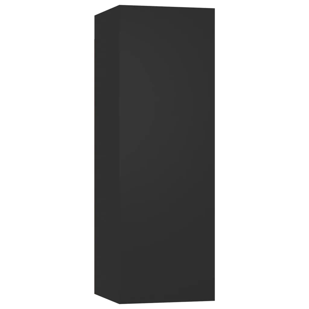VidaXL 8-tlg. TV-Schrank-Set Schwarz Holzwerkstoff – Bild 7