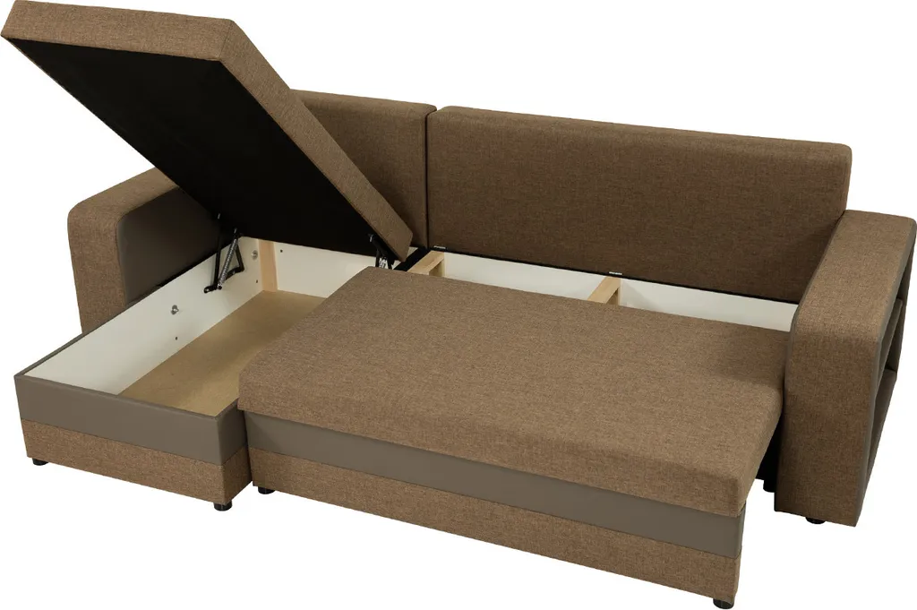 Mirjan24 Ecksofa Fano Lux, Eckcouch Mit Zwei Bettkasten Und Schlaffunktion, L-Form Sofa Seite Universal Vom Hersteller (Lux 05 + Lux 06) – Bild 6