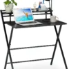 Relaxdays Schreibtisch Klappbar Mit Ablage