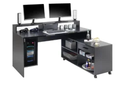 Schreibtisch Gamingdesk Computertisch Gamingtisch Zockertisch Tisch "Thasos I"