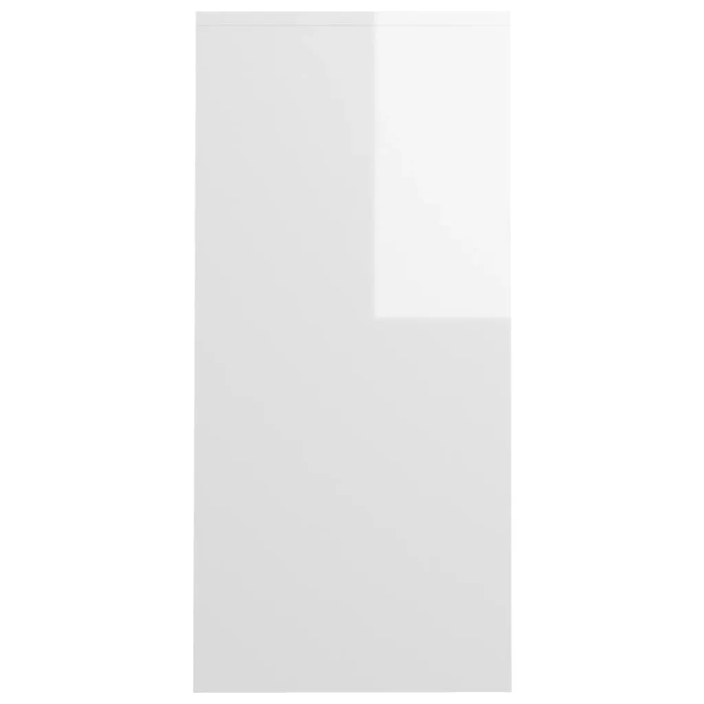 VidaXL Computertisch Hochglanz-Weiß 102,5x35x75 Cm Holzwerkstoff – Bild 5