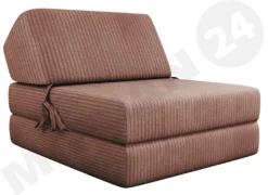 Mirjan24 Sofa Kevin Cord Mit Schlaffunktion, Schlafsofa, Bettsessel, Klappmatratze (Farbe: Poso 29)