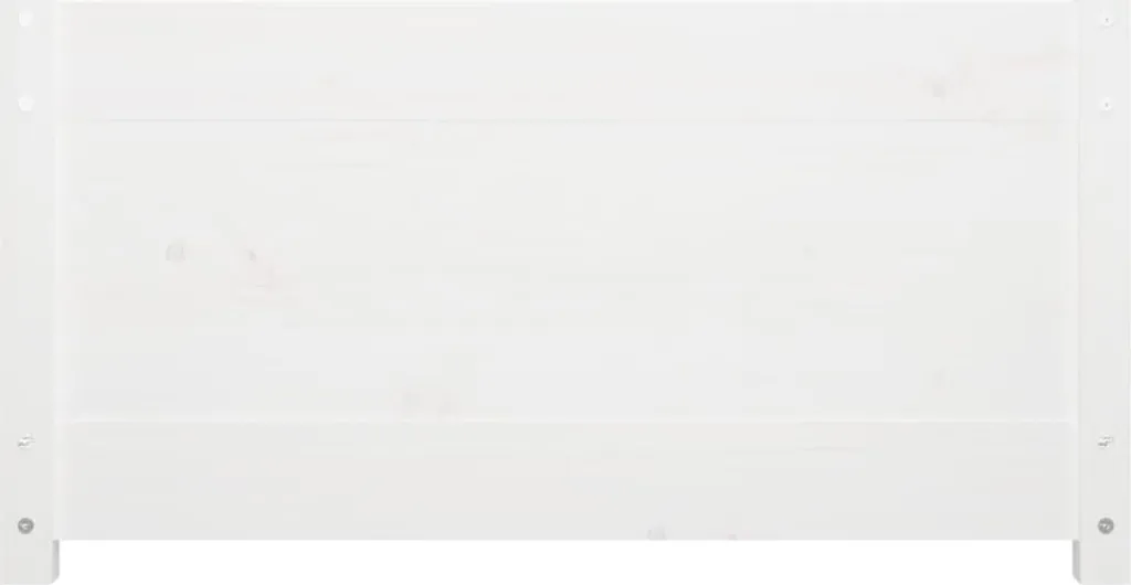 VidaXL Tagesbett Weiß 90x190 Cm 3FT Single Massivholz Kiefer – Bild 8