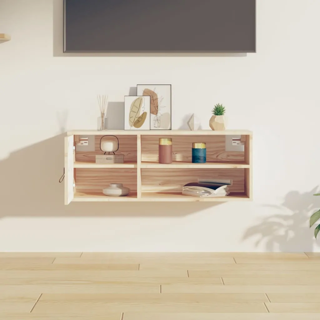 VidaXL Wandschrank 80x30x30 Cm Massivholz Kiefer – Bild 3