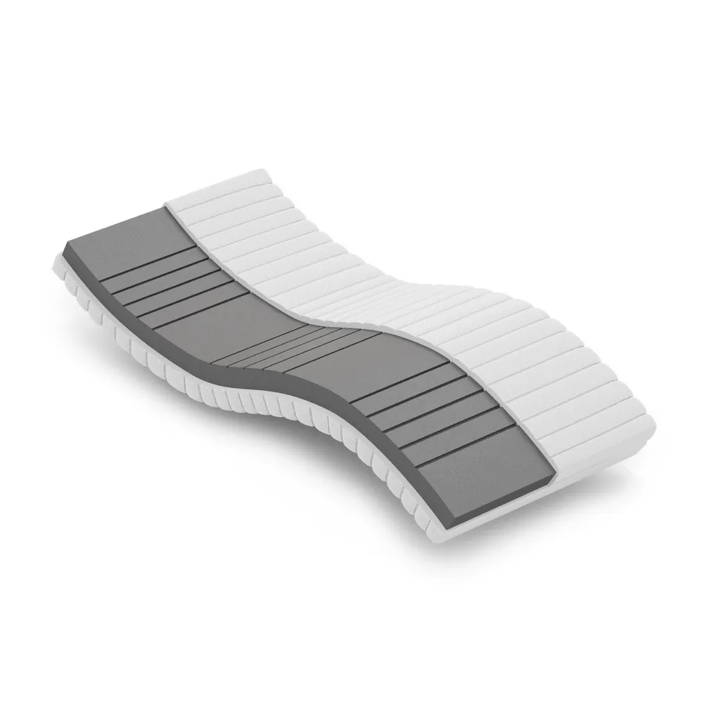 OrthoMatra KSP-500 - Das Original - 7-Zonen- Kaltschaummatratze Mit Waschbaren Klimafaserbezug : H3 : 140x200