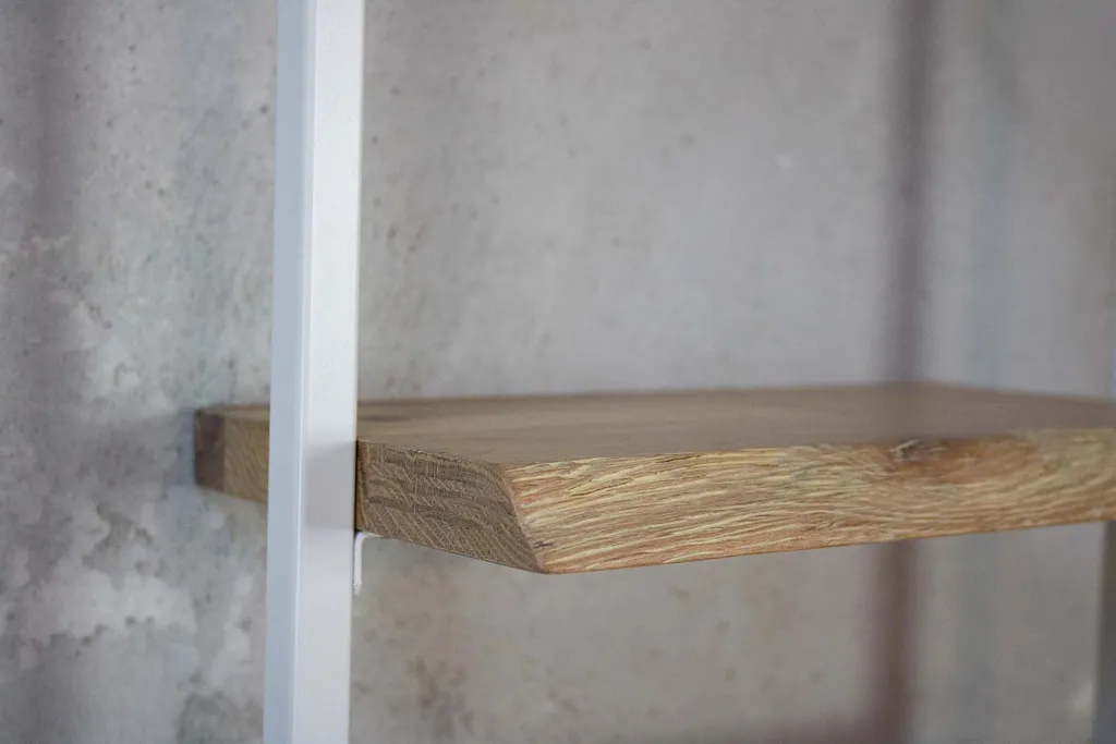 4-tlg. Wandregale In Weiß Gerahmt Mit Baumkante Von Holz4home® – Bild 2