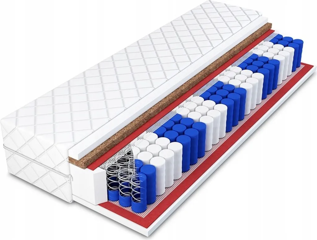 Matratze 200X200 Cm | Matratze H4/H3 | Harte Matratze | Mittelhart Matratze | Bett Matratze | Taschenfederkern | Taschenfederkernmatratze | Doppelseitige Matratze | Federkernmatratzen | Matratze Komfort | Doppelmatratze | Mit 9 Zonen | Mit Coconut | Höhe 17 Cm | Canada Modell | Erstklassige Qualität