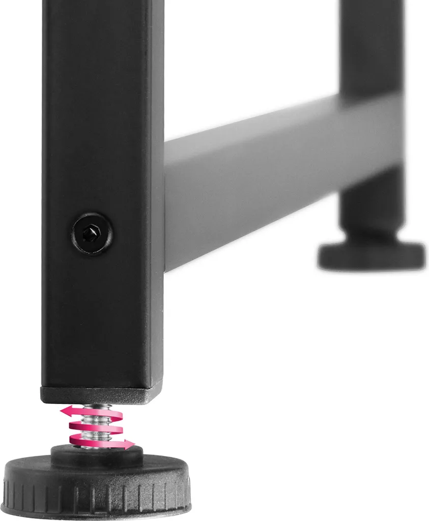 Tectake Schreibtisch Flint - Industrial Holz Hell, Eiche Sonoma, 140 Cm – Bild 7