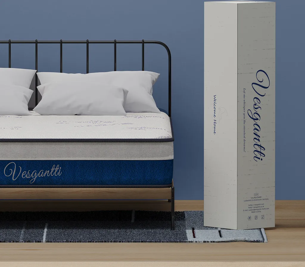 Vesgantti Matratze 120x200 Modern Taschenfederkernmatratze 7-Zonen Federkernmatratze Boxspring Mattress (H3, Klassisch Tight-top 25cm) – Bild 6