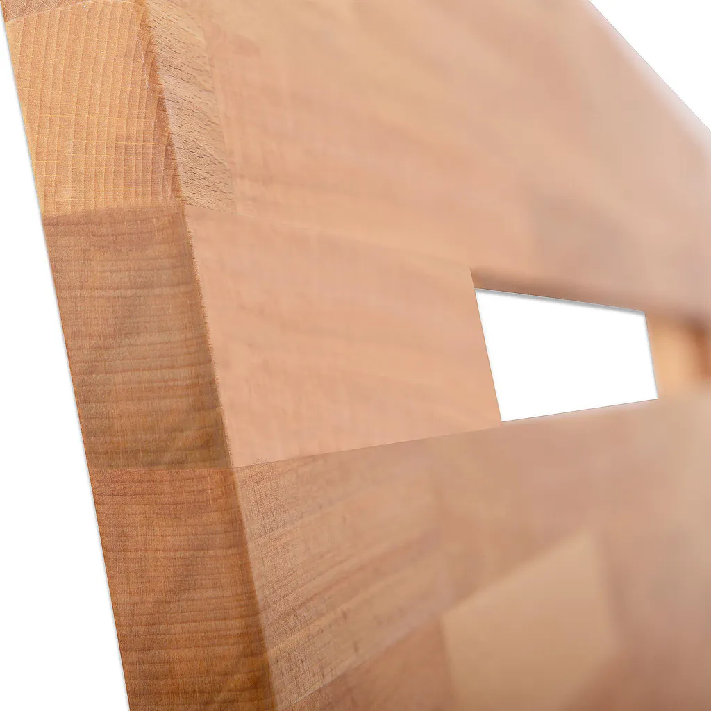 Bubema Massivholzbett Marco Aus Kernbuche Mit Kopfteil, Farbton Natur, Geölt : 120x200 – Bild 8