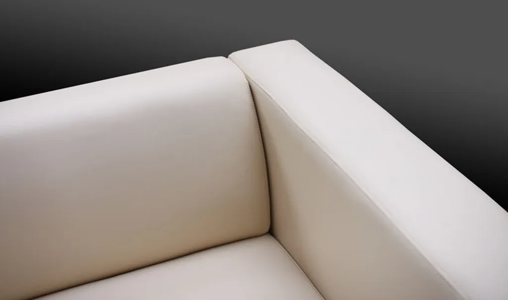 2er Sofa Lille, Kunstleder Schwarz – Bild 8