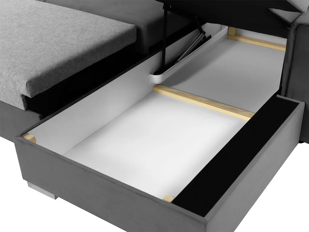 Mirjan24 Ecksofa Kenzo, L-Form Polsterecke, Couchgarnitur Mit Bettkasten Und Schlaffunktion (Farbe: Manila 16, Seite: Rechts) – Bild 8